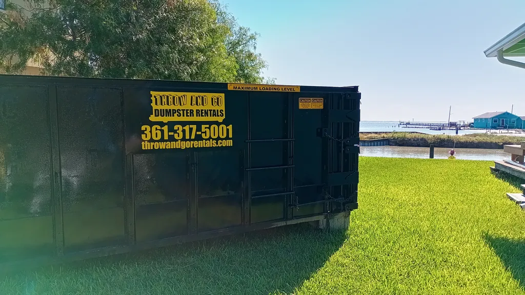 20-yard Throw and Go roll-off dumpster in Corpus Christi
